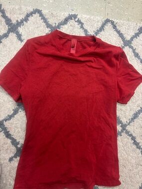 Skims fits every body burgundy tee